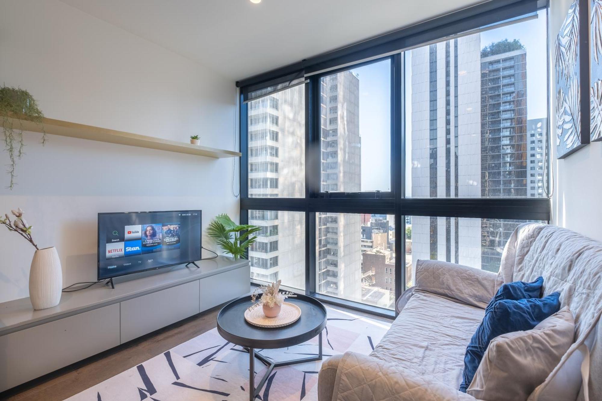 Relaxed 1Br1Ba City View Apt Wifi In Cbd Μελβούρνη Εξωτερικό φωτογραφία